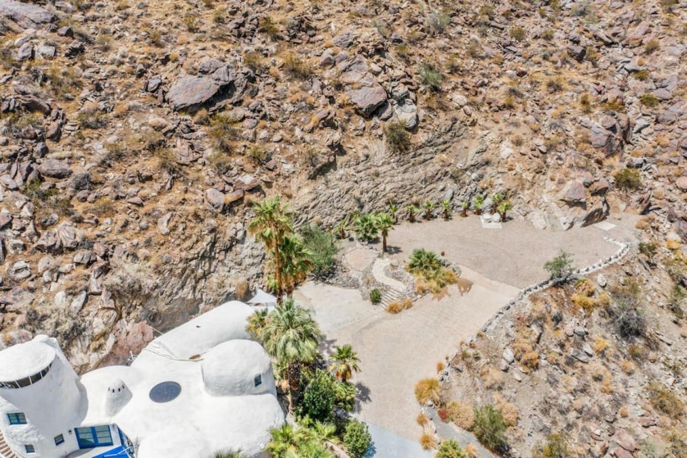 فيلا Santorini House Panoramic Palm Springs Views المظهر الخارجي الصورة