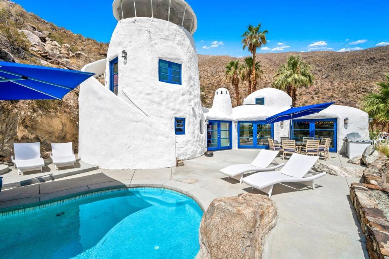 فيلا Santorini House Panoramic Palm Springs Views المظهر الخارجي الصورة
